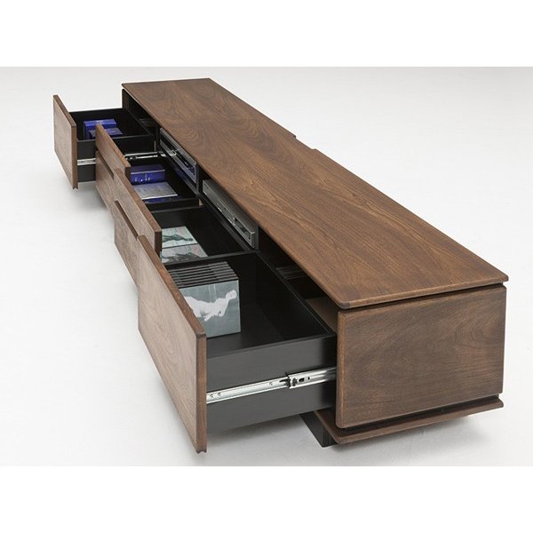 テレビ台 ローボード ウォールナット材 シンプルデザイン TALLO 幅200cm ( 開梱設置 テレビボード TV台 TVボード TV テレビ ウォルナット 大型 大きめ ウォールナット 国産 高級感 )