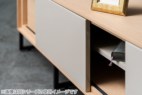 テレビ台 ローボード シンプルデザイン 台輪タイプ kurera 幅180cm ( 開梱設置 テレビボード テレビラック 木製 家具 TV台 TVボード リビング収納 TVラック 収納 ラック リビングボード 木目 ツートーン 180cm 幅180 ) 【オーク/グレー】 オーク/グレー