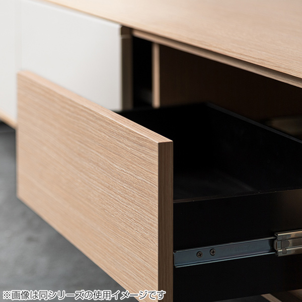 テレビ台 ローボード シンプルデザイン 台輪タイプ kurera 幅180cm ( 開梱設置 テレビボード テレビラック 木製 家具 TV台 TVボード リビング収納 TVラック 収納 ラック リビングボード 木目 ツートーン 180cm 幅180 ) 【オーク/グレー】 オーク/グレー