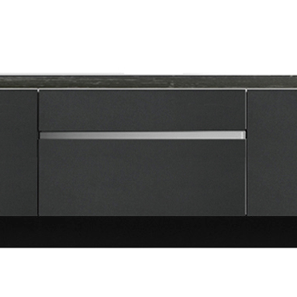 テレビ台 ローボード 台輪タイプ セラミック天板 NERO 幅180cm ( 開梱設置 テレビボード TV台 TVボード テレビラック AVボード テレビ 収納 完成品 リビング収納 モダン 高級感 大理石柄 ホワイト 黒 白 おしゃれ )