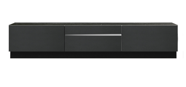 テレビ台 ローボード 台輪タイプ セラミック天板 NERO 幅180cm ( 開梱設置 テレビボード TV台 TVボード テレビラック AVボード テレビ 収納 完成品 リビング収納 モダン 高級感 大理石柄 ホワイト 黒 白 おしゃれ )