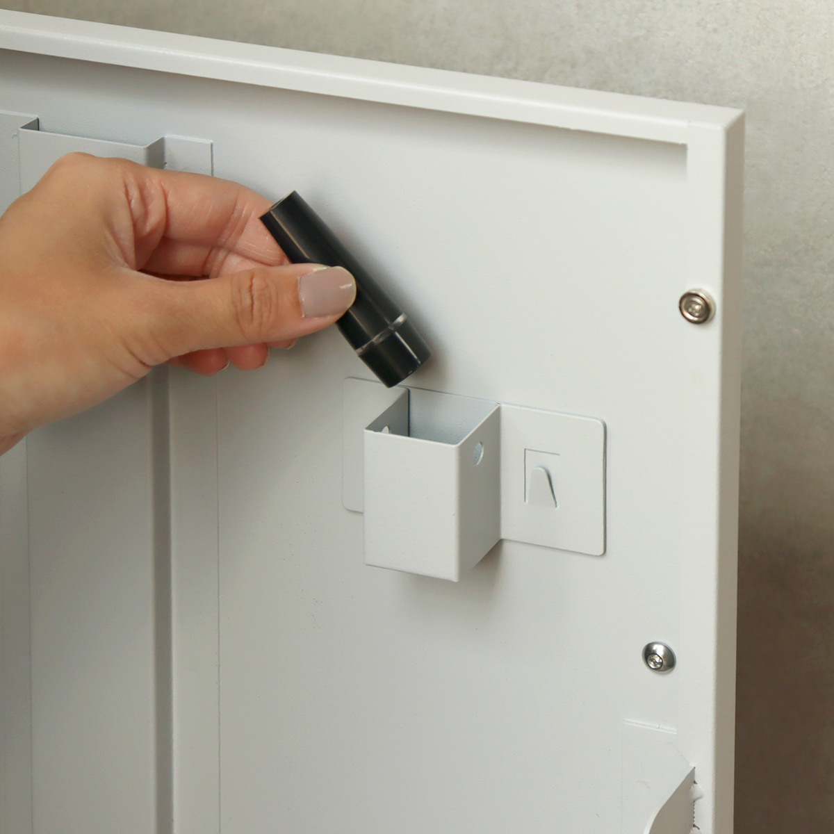 宅配ボックス 郵便ポスト 宅配ボックス付ポスト Loretta ロレッタ ( ポスト 宅配 ボックス 宅配ポスト 一戸建て用 スタンドポスト ポスト一体型 据え置き 置き配用ボックス 郵便 郵便受け 宅配BOX 2段式 プッシュキー 鍵付き ) 【アザーブルー】 アザーブルー