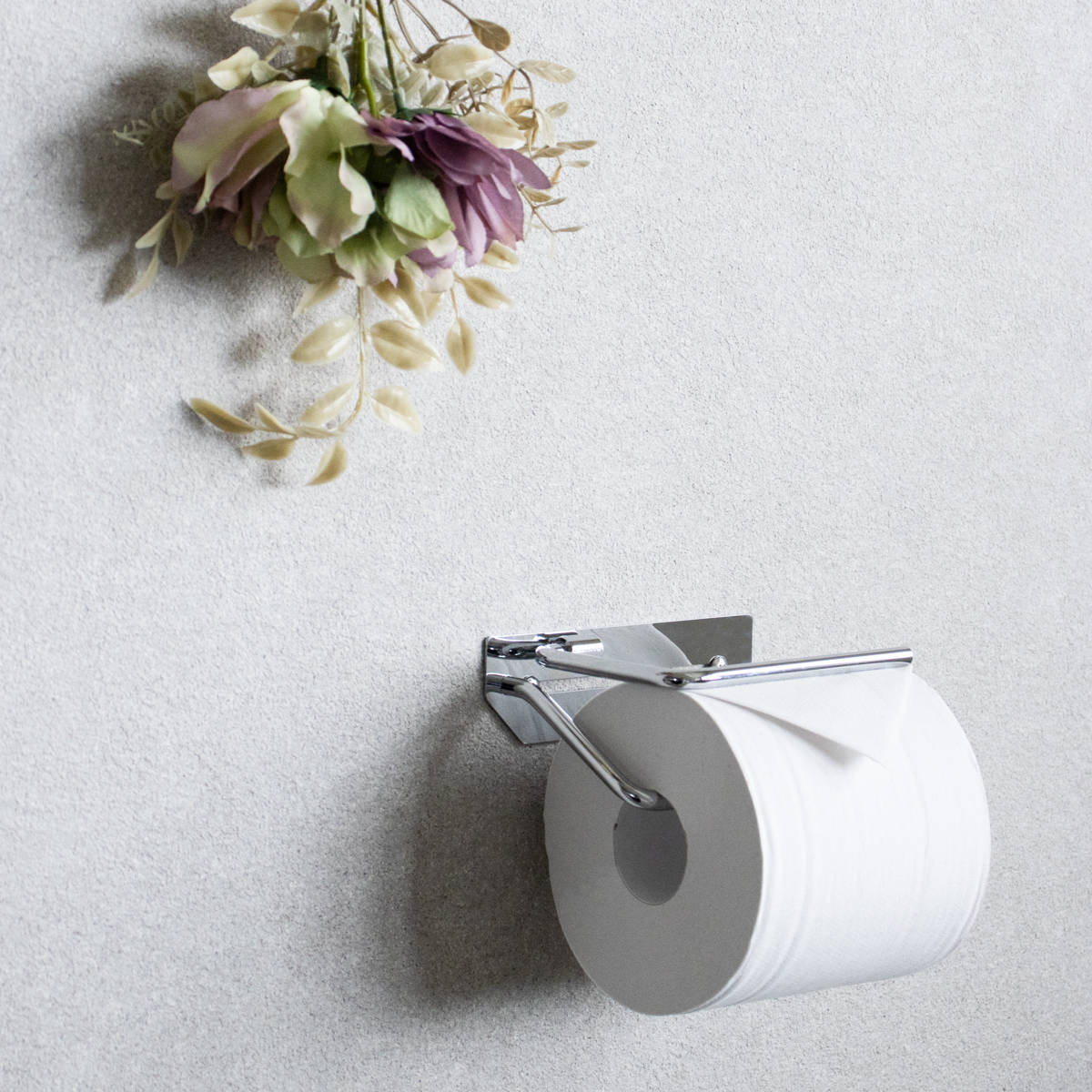 トイレットペーパーホルダー シングルタイプ Thea ( トイレットペーパー ホルダー 1連 1ロール ステンレス製 シンプル スタイリッシュ おしゃれ トイレ ペーパーホルダー DIY リフォーム 新築 戸建て 施主支給 )