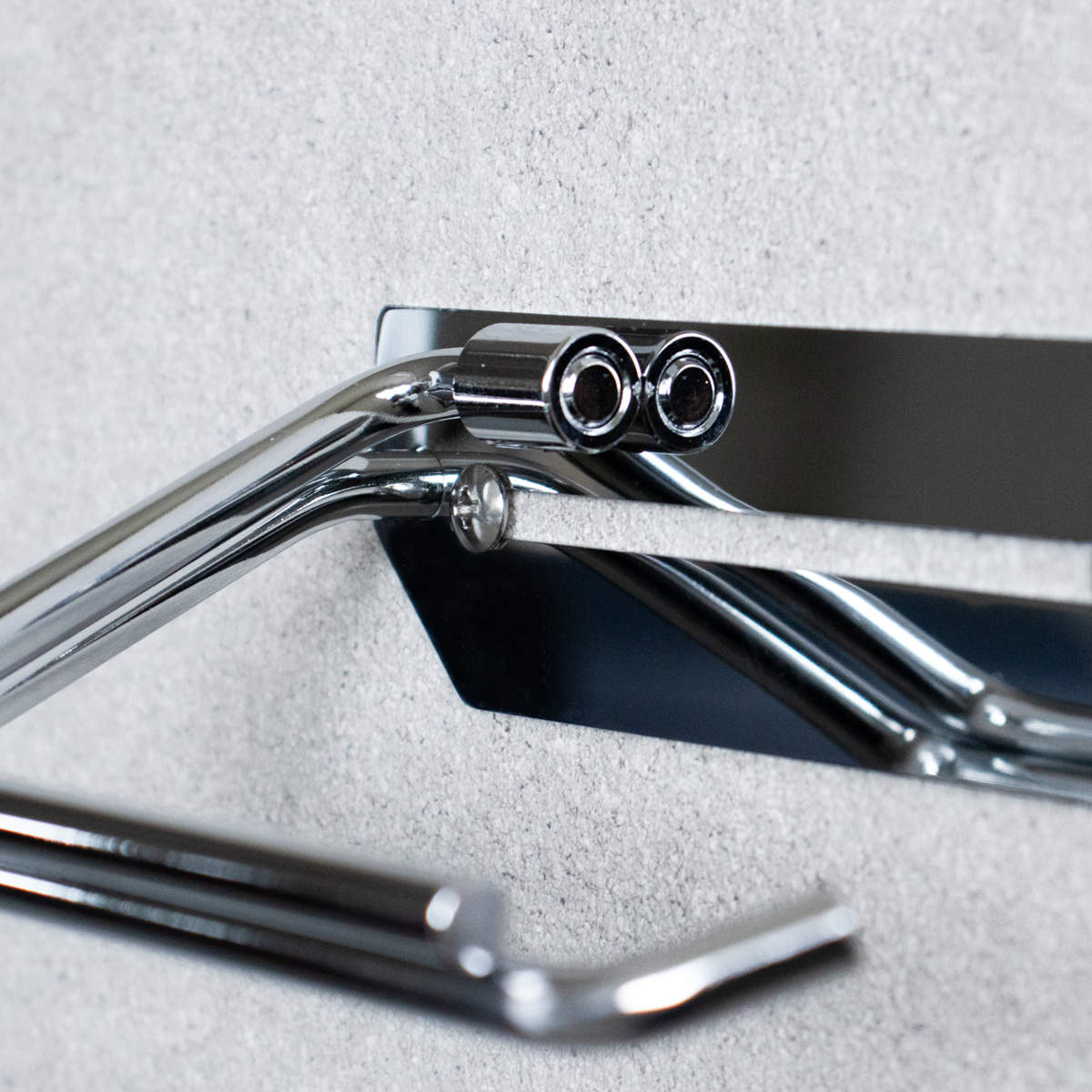 トイレットペーパーホルダー シングルタイプ Thea ( トイレットペーパー ホルダー 1連 1ロール ステンレス製 シンプル スタイリッシュ おしゃれ トイレ ペーパーホルダー DIY リフォーム 新築 戸建て 施主支給 )