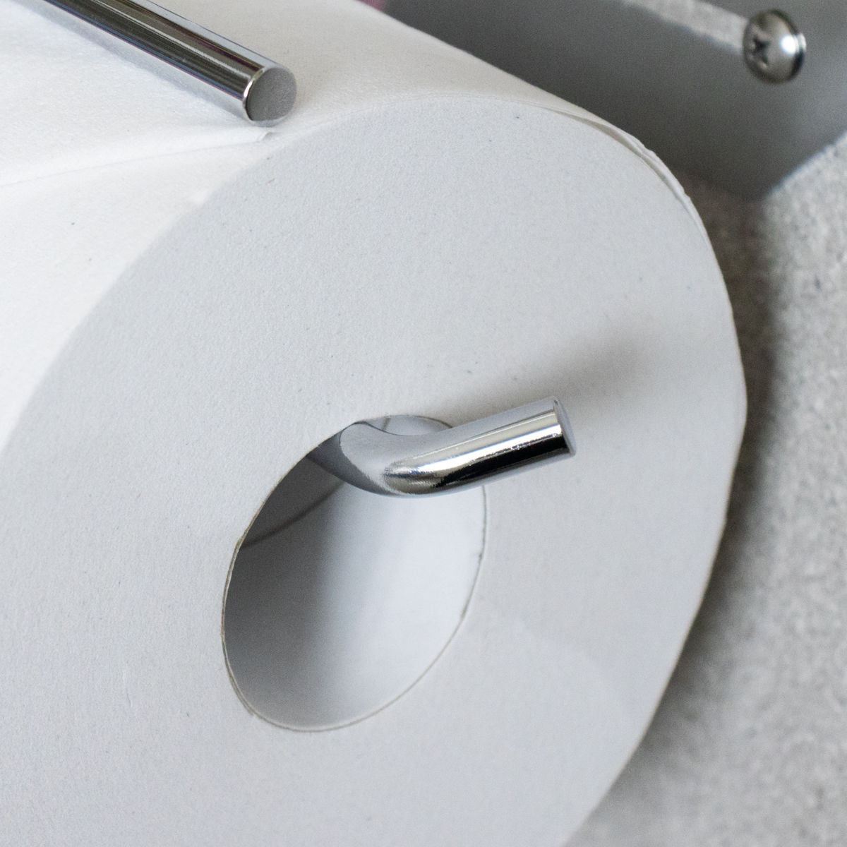 トイレットペーパーホルダー シングルタイプ Thea ( トイレットペーパー ホルダー 1連 1ロール ステンレス製 シンプル スタイリッシュ おしゃれ トイレ ペーパーホルダー DIY リフォーム 新築 戸建て 施主支給 )