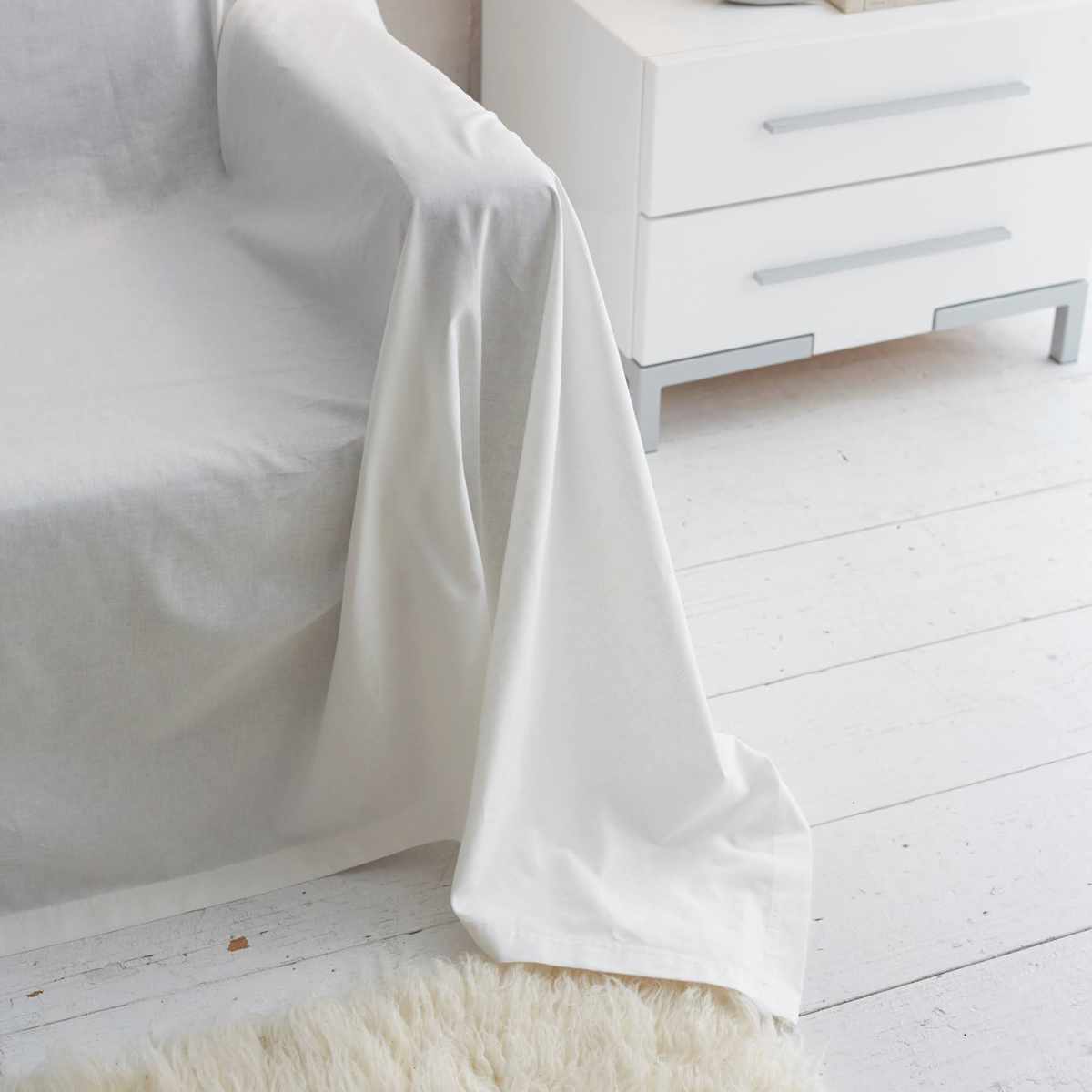 マルチカバー Fab the Home リネンミックス one-wash 150×210cm 綿麻混 ( ファブザホーム ベッドカバー マルチクロス ソファカバー リネン 麻 コットン 綿 寝具 ホワイト ナチュラル ) 【ナチュラル】 ナチュラル