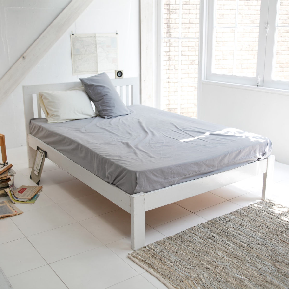 ボックスシーツ Fab the Home ダブル コットンフランネル 綿100% ( ファブザホーム マットレスカバー ベッドカバー ベッドシーツ 寝具 起毛素材 綿 継ぎ目なし ゴム入り ズレ防止 マチ30cm 天然繊維 ) 【ミルク】 ミルク