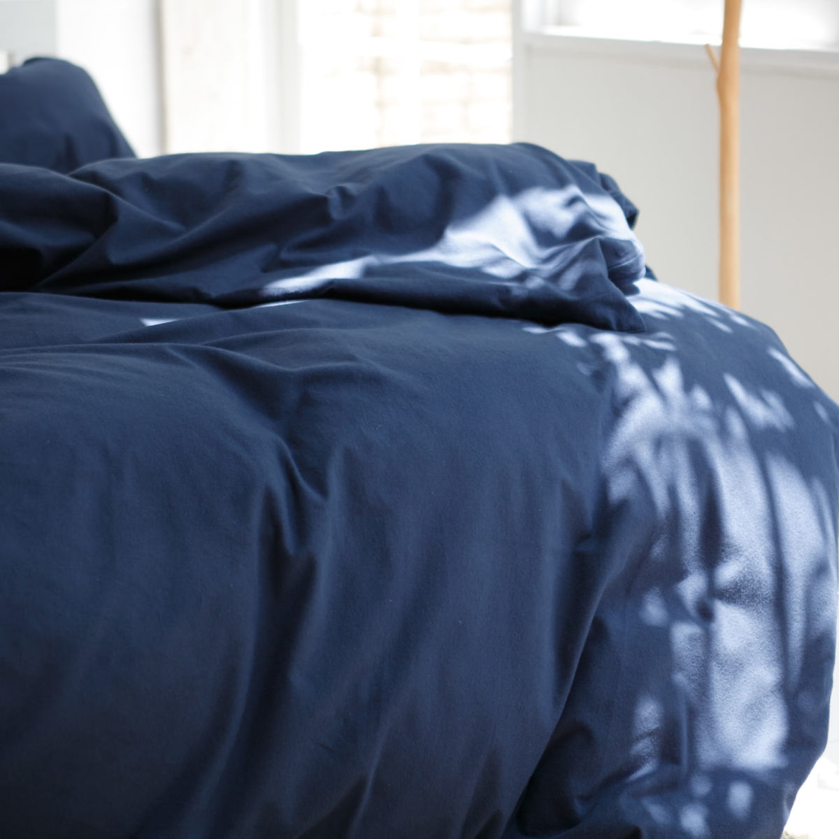 ボックスシーツ Fab the Home ダブル コットンフランネル 綿100% ( ファブザホーム マットレスカバー ベッドカバー ベッドシーツ 寝具 起毛素材 綿 継ぎ目なし ゴム入り ズレ防止 マチ30cm 天然繊維 ) 【ミルク】 ミルク