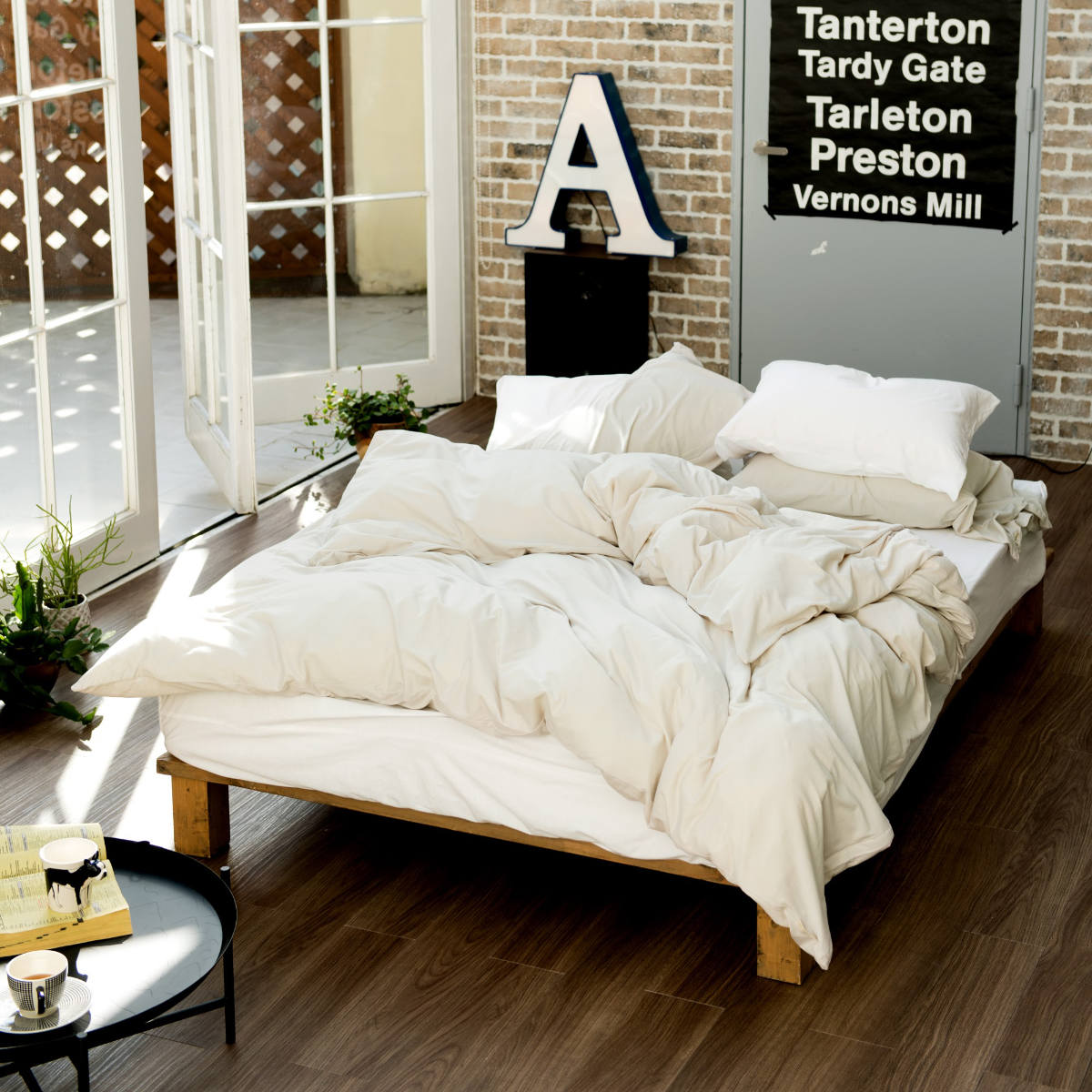 掛け布団カバー Fab the Home シングル プレインニット 無地綿 100% ( ファブザホーム 布団カバー かけ布団カバー 掛けふとんカバー 洗濯OK コットン 綿 掛カバー ニット 接ぎ目なし コーマ糸 ストレッチ性 平編み 無地 寝具 ) 【フェザーブルー】 フェザーブルー