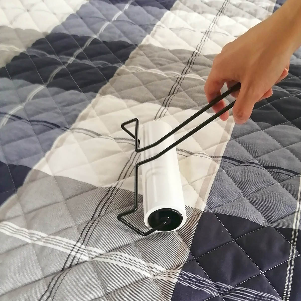 ラグ Fab the Home 130×190cm アクロス 洗える ( ラグマット カーペット 絨毯 アクセントラグ マット キルトラグ キルティング ホットカーペット 床暖 対応 洗濯できる インテリア チェック ブロックチェック )