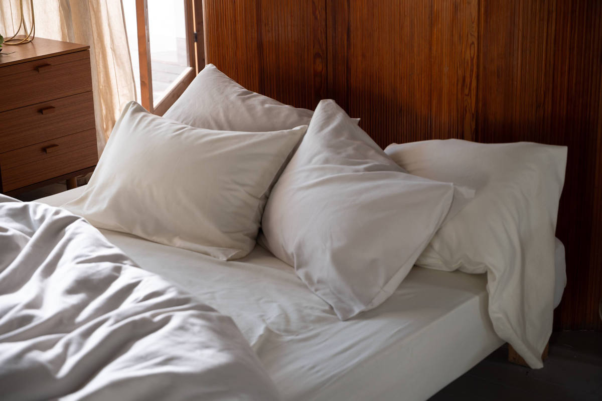 枕カバー Fab the Home 50×70cm用 コットンビエラ 綿100% 洗濯機OK ( ファブザホーム ピローケース 寝具 まくらカバー 封筒式 無地 コットン 綿 50×70用 筒式 微起毛 ストーン アッシュグレー ミルク 洗濯可能 ) 【ストーン】 ストーン