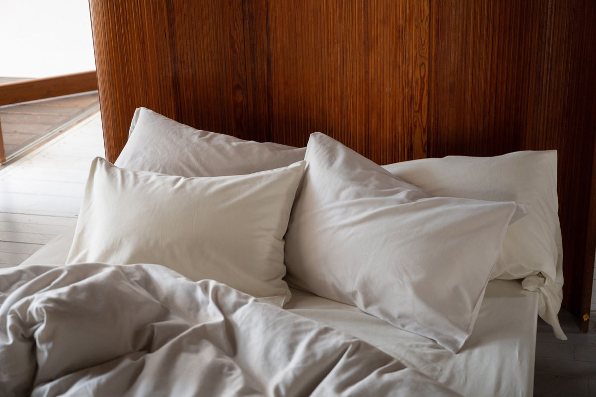 枕カバー Fab the Home 50×70cm用 コットンビエラ 綿100% 洗濯機OK ( ファブザホーム ピローケース 寝具 まくらカバー 封筒式 無地 コットン 綿 50×70用 筒式 微起毛 ストーン アッシュグレー ミルク 洗濯可能 ) 【ストーン】 ストーン