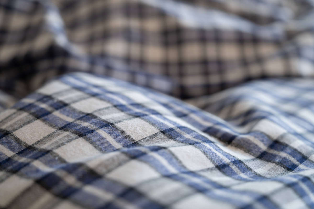 枕カバー Fab the Home 43×63cm用 グラニット ふんわり起毛 綿100% ( ファブザホーム ピローケース 寝具 まくらカバー 封筒式 コットン 綿 43×63用 筒式 微起毛 スモールチェック )