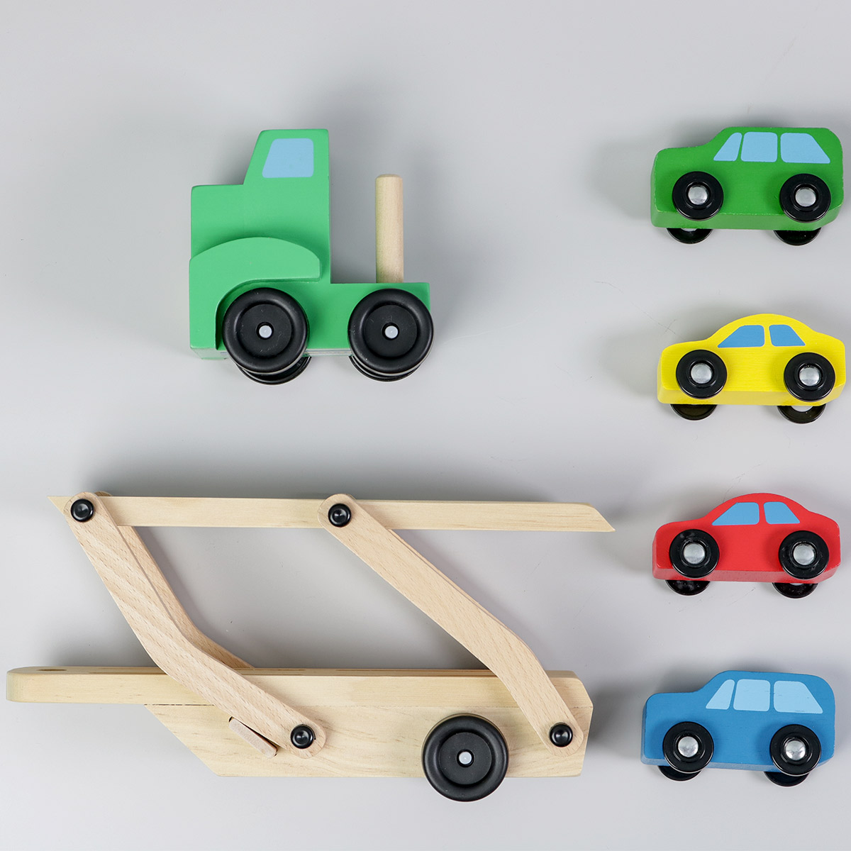 おもちゃ キャリアカー Melissa ＆ Doug 木製 3歳 （ 知育玩具