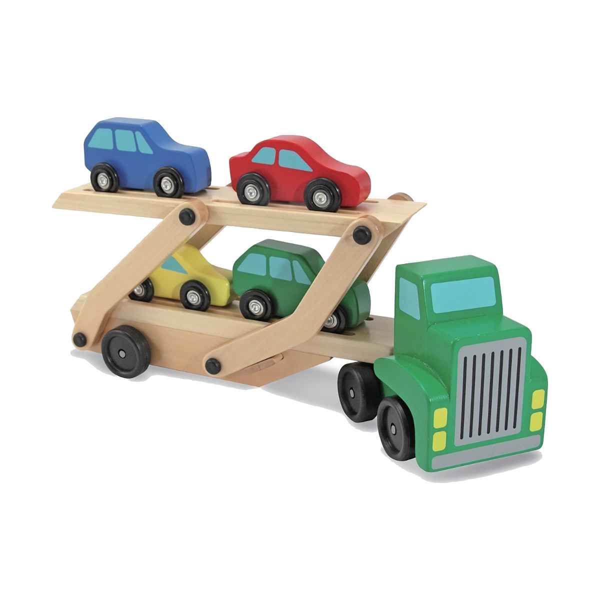 Melissa & Doug 木製緊急車両運搬車　キャリアカー 375213_14.jpg