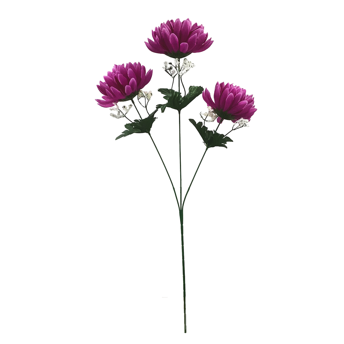 造花 サンツキキク 大 ホワイト イエロー パープル ( 仏花 お供え 供花 花 御供え 弔花 枯れない フェイクフラワー 菊 きく 水換え不要 夏 人工 仏壇 お盆 お彼岸 お墓 法要 法事 仏具 仏壇用品 ) 【ホワイト】 ホワイト