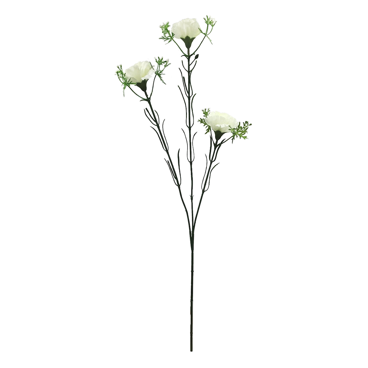 造花 カーネーションスプレー ホワイト ラベンダー ピンク ( 仏花 お供え 供花 花 御供え 弔花 枯れない フェイクフラワー 水換え不要 夏 人工 仏壇 お盆 お彼岸 お墓 法要 法事 仏具 仏壇用品 ) 【ピンク】