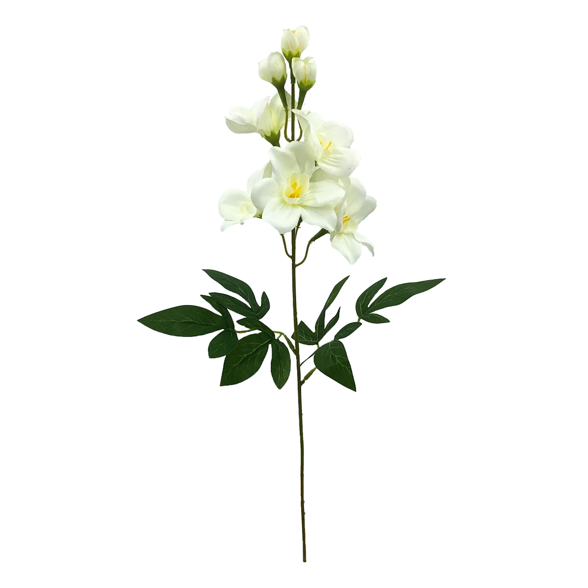 造花 デルフィニウムスプレー ホワイト ライラック ( 仏花 お供え 供花 花 御供え 弔花 枯れない フェイクフラワー 水換え不要 夏 人工 仏壇 お盆 お彼岸 お墓 法要 法事 仏具 仏壇用品 ) 【ホワイト】