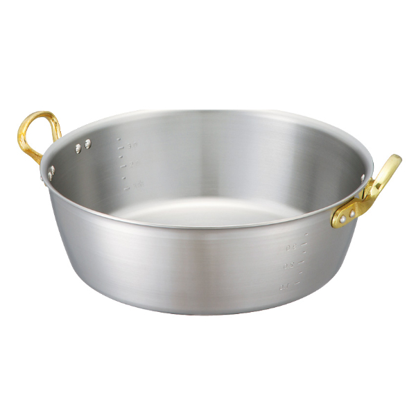 揚げ鍋 18cm 1.5L IH対応 キングデンジ 揚鍋 中尾アルミ 業務用 天ぷら鍋 ( ih 直火 ガス火対応 18センチ てんぷら鍋 フライ 鍋 ステンレス 揚げ物鍋 天婦羅鍋 天麩羅鍋 両手フライ鍋 両手 なべ 日本製 )