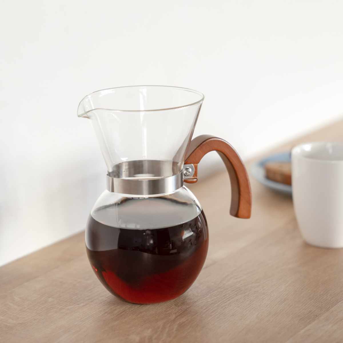 コーヒーメーカー 400ml 3杯用 ロクサン 63 ガラス （ コーヒーサーバー コーヒーポット ドリッパー ペーパーレス フィルター不要 コーヒ