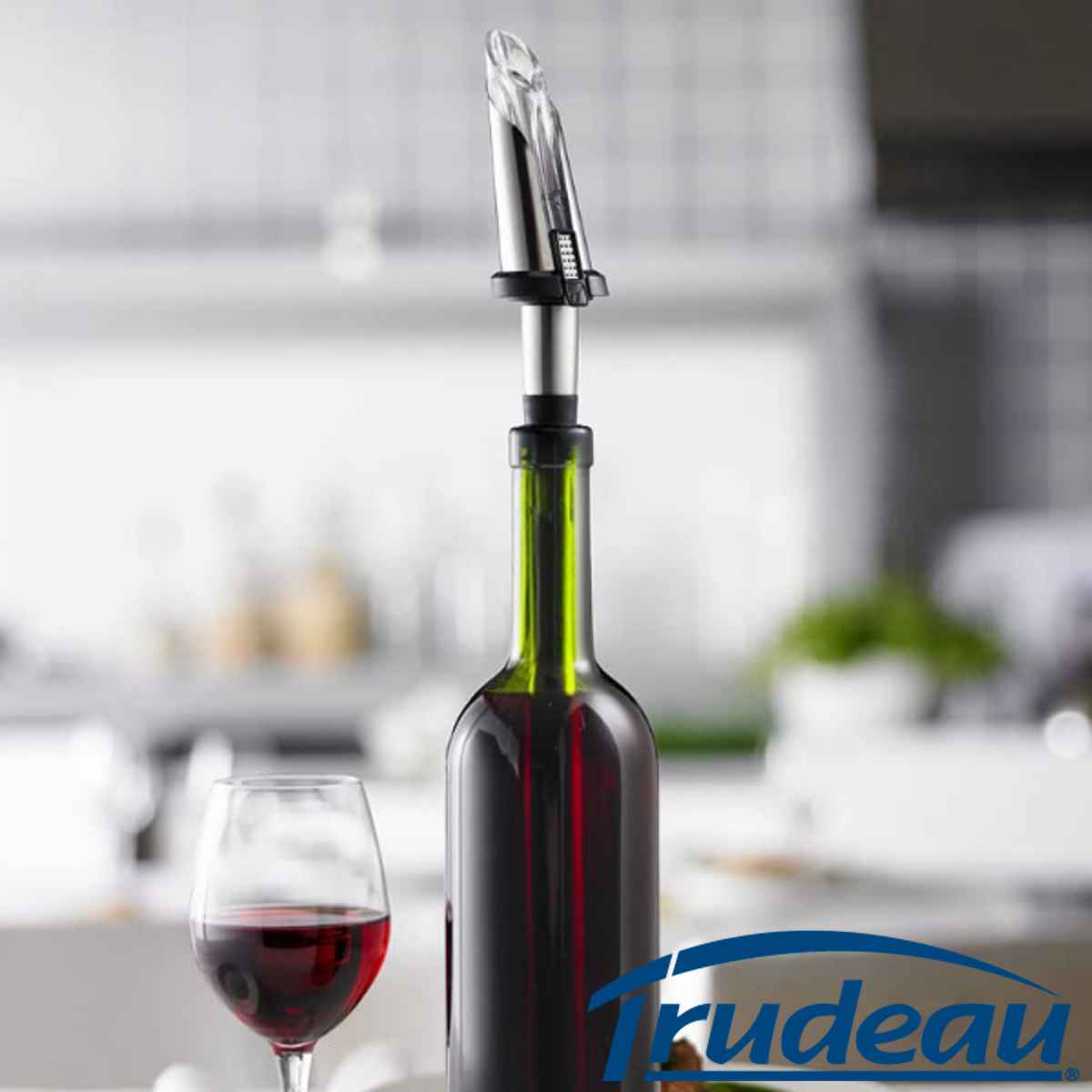 ボトルストッパー ポアラー Trudeau クーリングアロマポアラー （ トゥルードゥー ワインストッパー ワイン保存 ワイングッズ ワイン用品