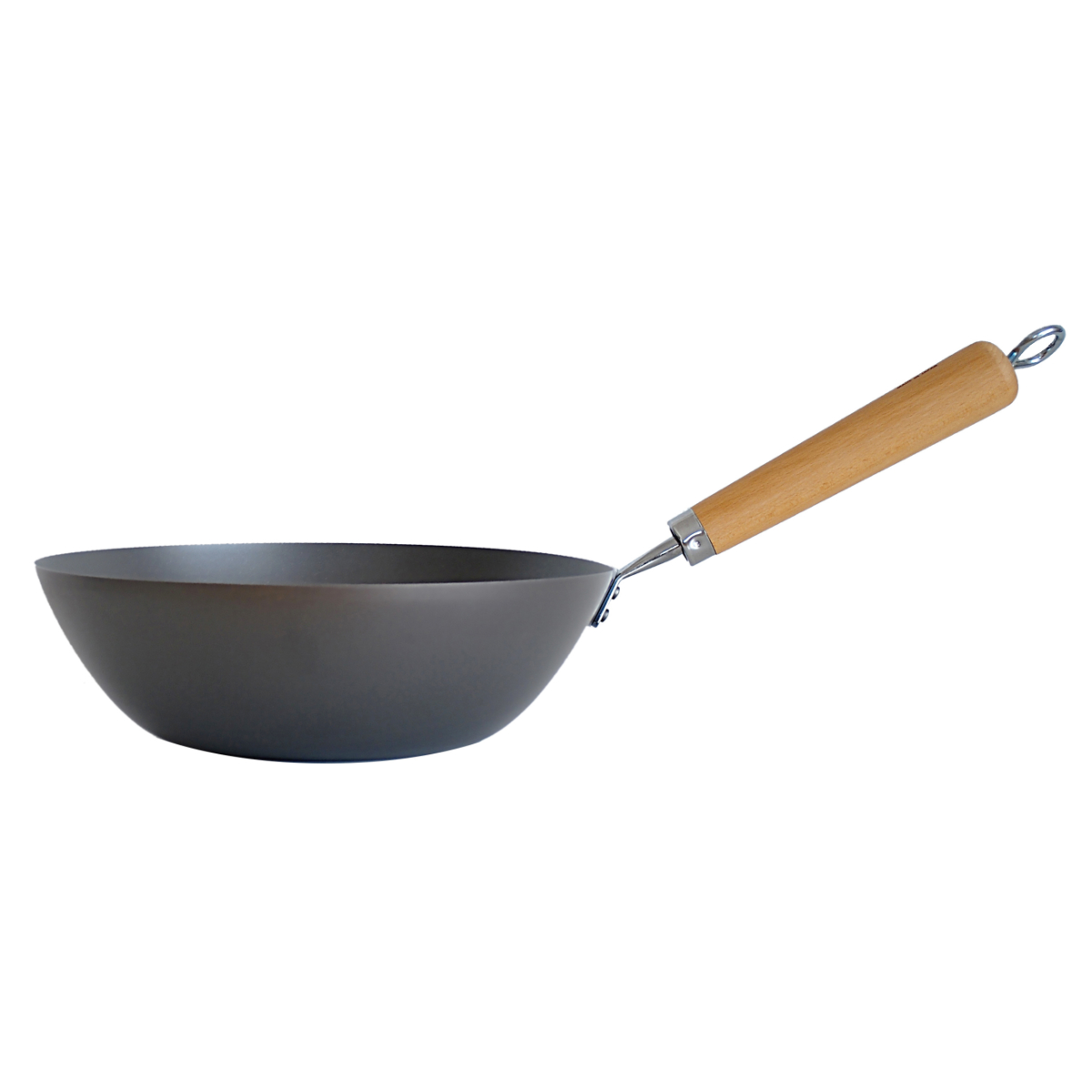 中華鍋 27cm IH対応 ロクサン 63 Tsubame 窒化鉄フライパン 日本製 ( ガス火対応 フライパン 鉄のフライパン 片手鍋 調理器具 鉄製 鉄製フライパン 鉄製調理器具 いため鍋 炒め鍋 調理用品 鉄鍋 油ならし不要 空焼き不要 )