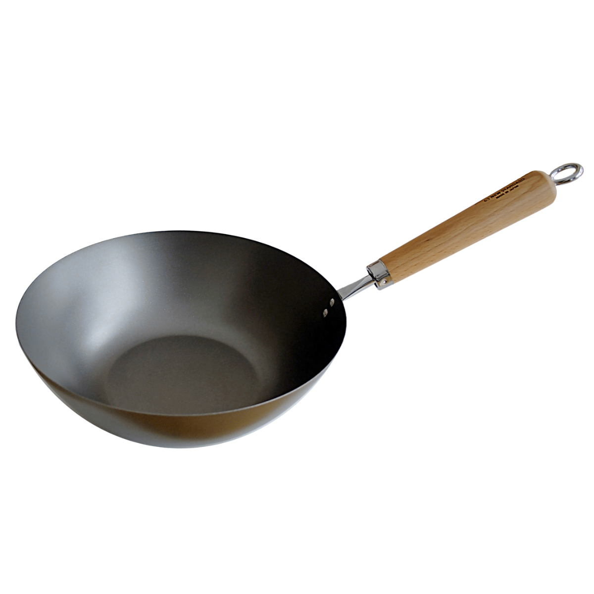 中華鍋 27cm IH対応 ロクサン 63 Tsubame 窒化鉄フライパン 日本製 ( ガス火対応 フライパン 鉄のフライパン 片手鍋 調理器具 鉄製 鉄製フライパン 鉄製調理器具 いため鍋 炒め鍋 調理用品 鉄鍋 油ならし不要 空焼き不要 )