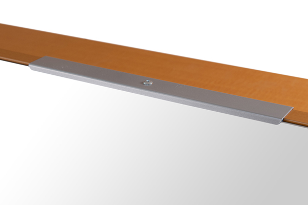 ハンガーラック 間仕切りラック 背面ミラーパネル 幅120cm ( 衣類収納 服収納 ハンガー 収納 間仕切り パーテーション 鏡付き ミラー付き 国産 ラック 収納ラック 仕切り パーティション 鏡 ミラー クローゼット 幅120 ) 【ナチュラル】 ナチュラル