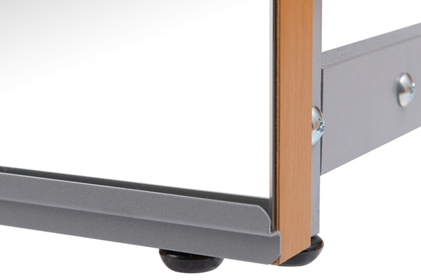 ハンガーラック 間仕切りラック 背面ミラーパネル 幅120cm ( 衣類収納 服収納 ハンガー 収納 間仕切り パーテーション 鏡付き ミラー付き 国産 ラック 収納ラック 仕切り パーティション 鏡 ミラー クローゼット 幅120 ) 【ナチュラル】 ナチュラル