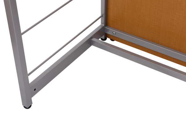 ハンガーラック 間仕切りラック 背面ミラーパネル 幅120cm ( 衣類収納 服収納 ハンガー 収納 間仕切り パーテーション 鏡付き ミラー付き 国産 ラック 収納ラック 仕切り パーティション 鏡 ミラー クローゼット 幅120 ) 【ナチュラル】 ナチュラル