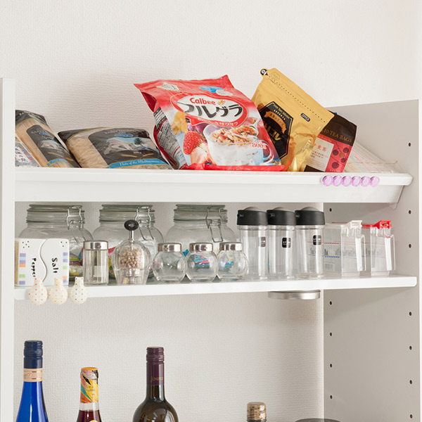 本棚 オープンラック 幅60cm 5段 自在棚板 日本製 ( 収納ラック 収納 収納棚 飾り棚 ラック シェルフ ディスプレイラック 多目的ラック シンプル スチール棚 ブラウン 白 幅60 60cm 幅60センチ ) 【ナチュラル】 ナチュラル