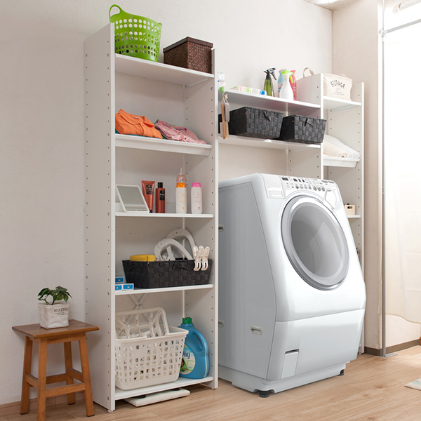 本棚 オープンラック 幅60cm 5段 自在棚板 日本製 ( 収納ラック 収納 収納棚 飾り棚 ラック シェルフ ディスプレイラック 多目的ラック シンプル スチール棚 ブラウン 白 幅60 60cm 幅60センチ ) 【ナチュラル】 ナチュラル