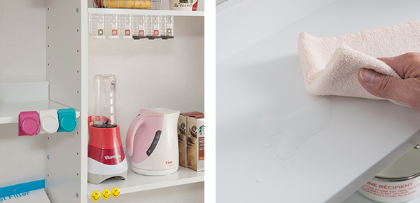 本棚 オープンラック 幅60cm 5段 自在棚板 日本製 ( 収納ラック 収納 収納棚 飾り棚 ラック シェルフ ディスプレイラック 多目的ラック シンプル スチール棚 ブラウン 白 幅60 60cm 幅60センチ ) 【ナチュラル】 ナチュラル