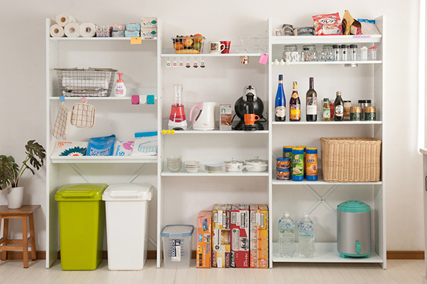 本棚 オープンラック 幅80cm 5段 自在棚板 日本製 ( 収納ラック 収納 収納棚 飾り棚 ラック シェルフ ディスプレイラック 多目的ラック シンプル スチール棚 ブラウン 白 幅80 80cm 幅80センチ ) 【ブラウン】 ブラウン