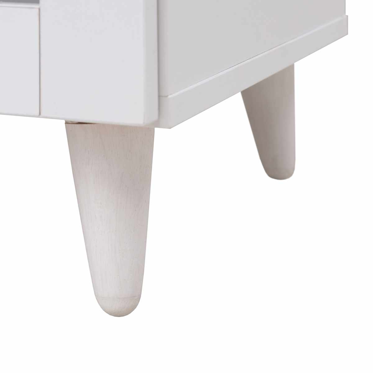 キッチンカウンター 幅60cm ガラス扉 ミニカップボード ホワイトリヴ ( Whiteliv カウンター 食器棚 カップボード 可動棚 組み合わせ キッチン収納 ホワイト 引き出し シンプル )