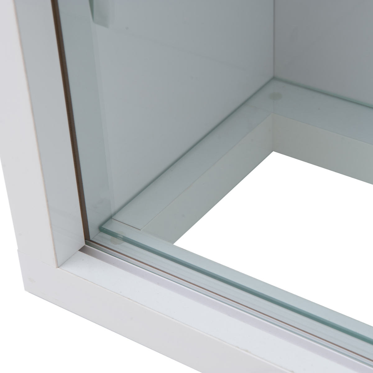 コレクションボード オープンタイプ 幅90cm 艶有り仕上げ ( recta コレクションラック ディスプレイ 収納 棚 引出し 艶あり 組み合わせ ガラス天板 ハイグロス仕上げ 引き戸 ホワイト 奥行スリム 薄型 )