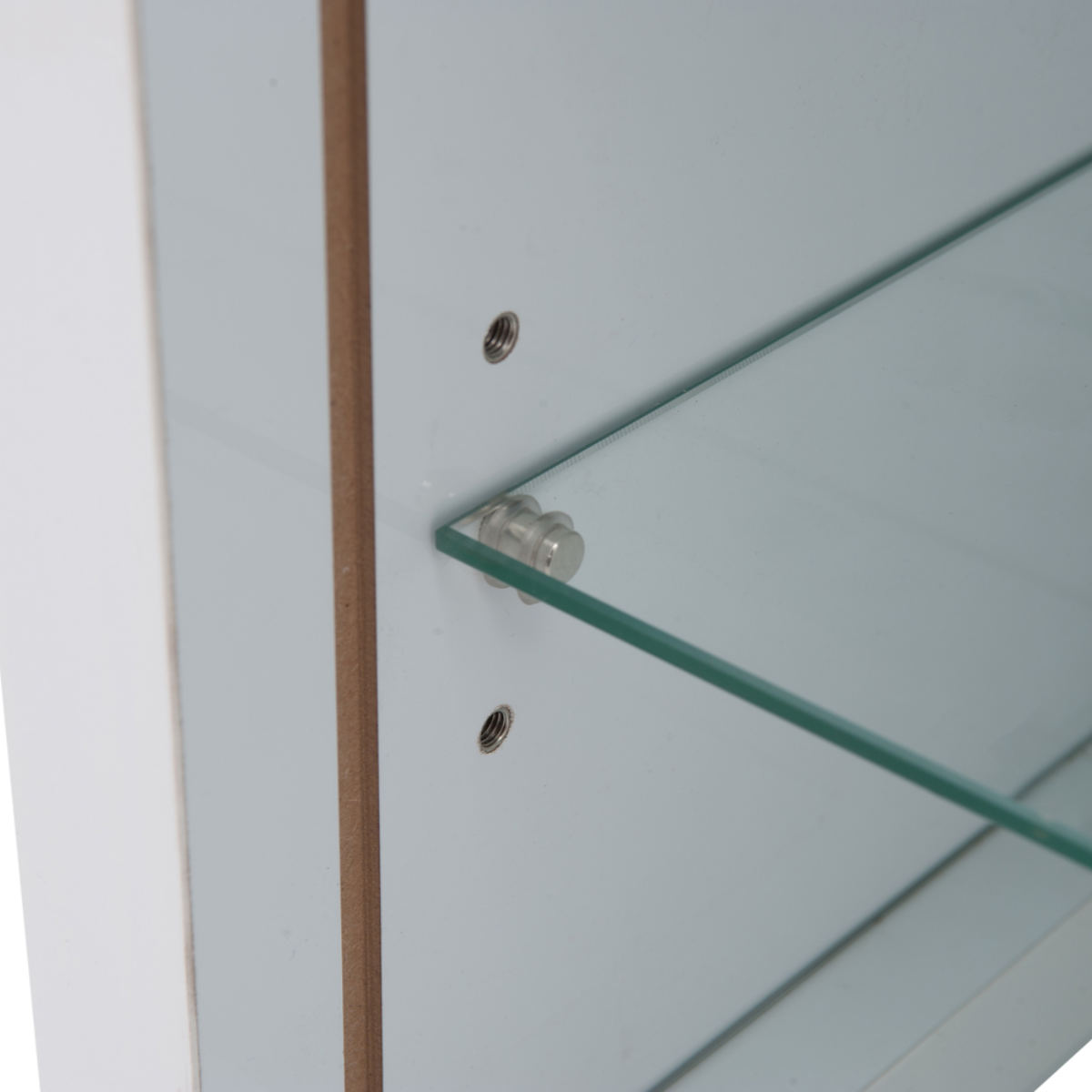 コレクションボード ガラス棚タイプ LEDライト付き 幅90cm 艶有り仕上げ ( recta コレクションラック ディスプレイ 照明 収納 棚 引出し 艶あり 組み合わせ ガラス天板 ハイグロス仕上げ 引き戸 ホワイト 可動棚 奥行スリム 薄型 )