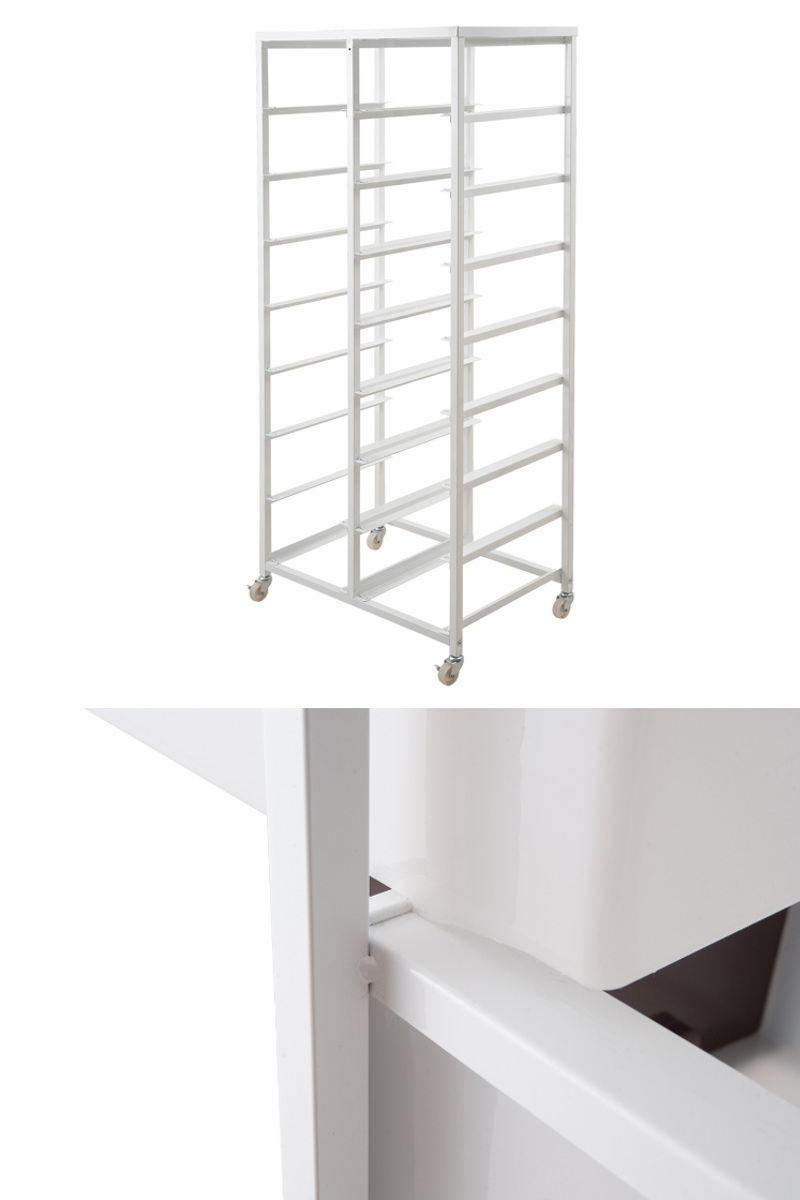 衣装ケース 大量収納プラスチックチェスト 2列7段 ( 幅69×奥行48×高さ144cm 収納ボックス 引き出し ハイタイプ 収納ケース チェスト 衣類収納 大容量 タンス キャスター付き リビング収納 クローゼット ランドリー 日本製 スリム ) 【ブラウン】 ブラウン