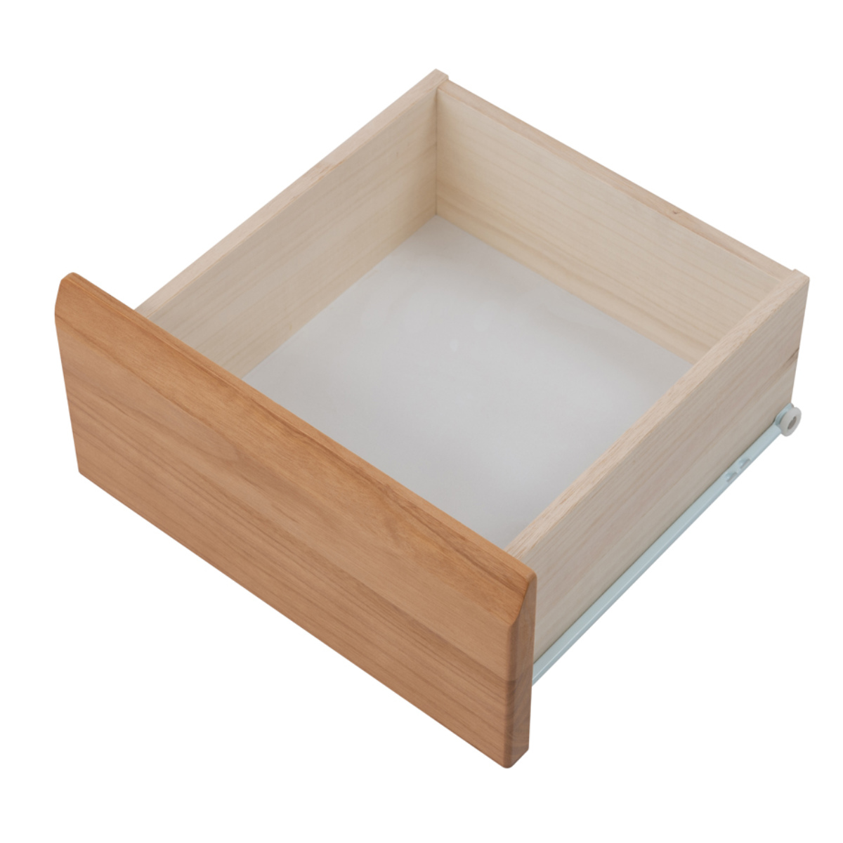 桐 キャビネット 幅107.5cm 引出しタイプ 日本製 完成品 ( 棚 ラック 扉 収納 天然木前板 4杯 引出し A4対応 リビング収納 ルーター収納 配線穴 ホワイトウォッシュ ライトブラウン ) 【ホワイトウォッシュ】 ホワイトウォッシュ