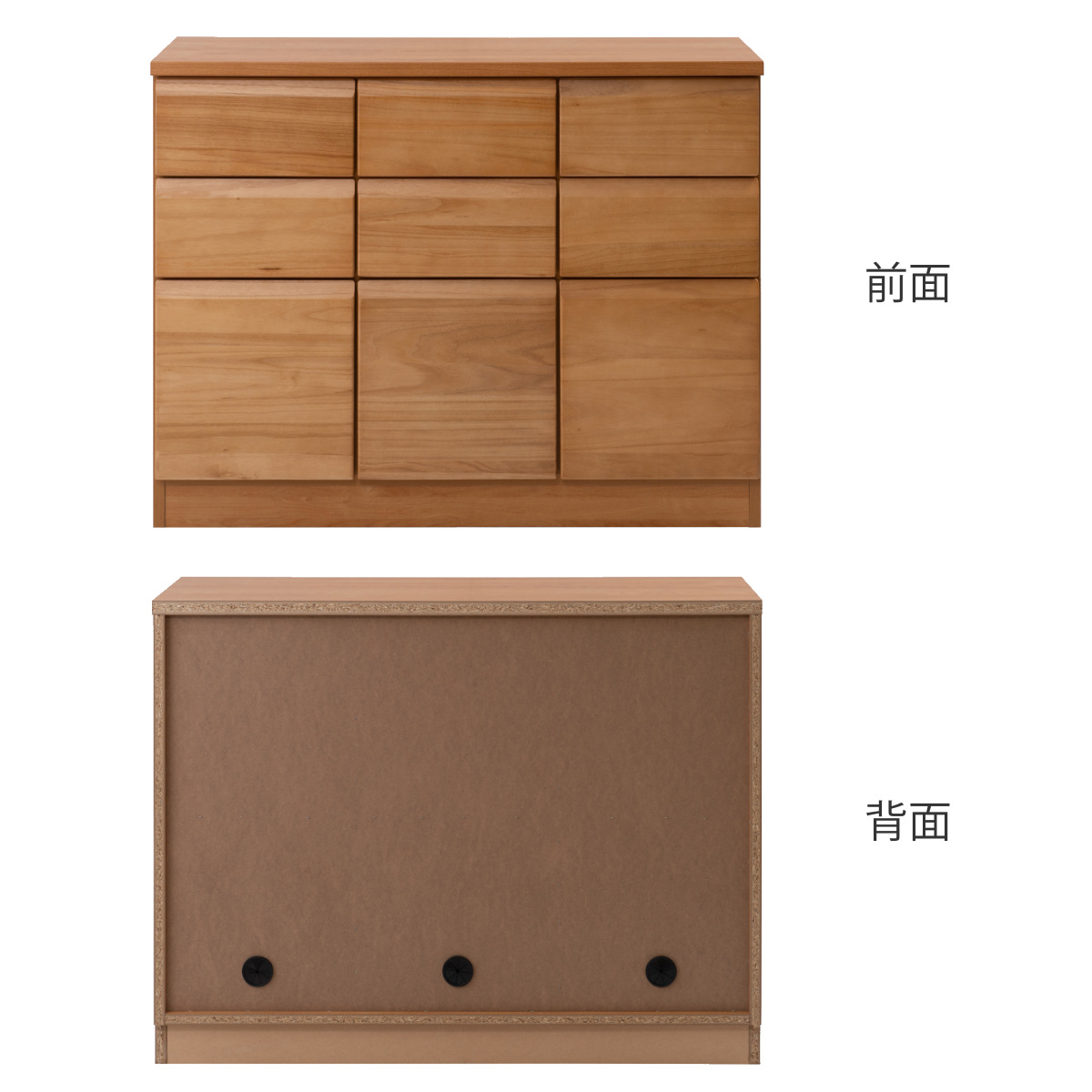 桐 キャビネット 幅107.5cm 引出しタイプ 日本製 完成品 ( 棚 ラック 扉 収納 天然木前板 4杯 引出し A4対応 リビング収納 ルーター収納 配線穴 ホワイトウォッシュ ライトブラウン ) 【ホワイトウォッシュ】 ホワイトウォッシュ