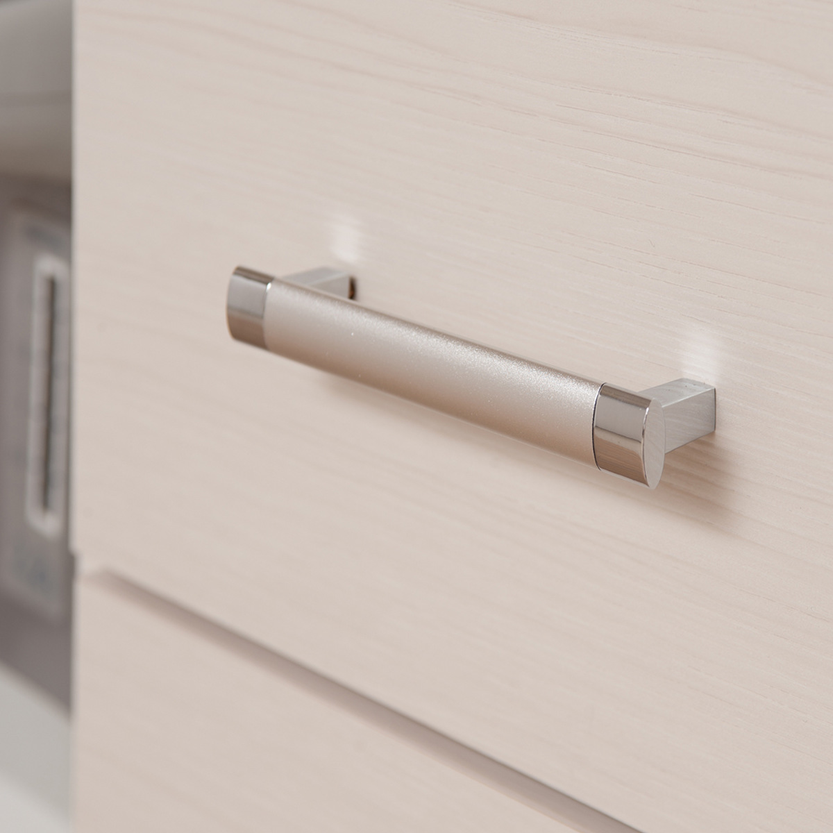 スリムキッチンワゴン 幅20cm ステンレス天板 2口コンセント 日本製 完成品 ( Sinker キッチンワゴン スリム 隙間収納 キャスター付 ワゴン スリムタイプ 作業台 コンセント付 引出し ナチュラル ホワイト ) 【ナチュラル】 ナチュラル