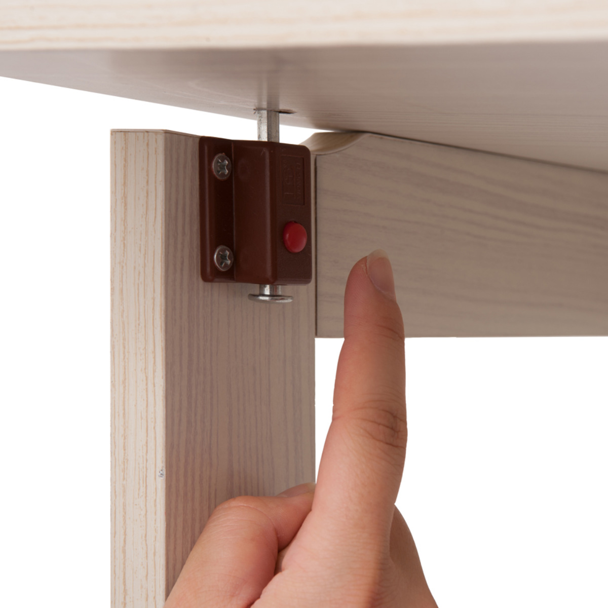 ミシン台 幅97cm 折りたたみテーブル 2口コンセント付 ワゴン式 ホワイト木目 ( Late ラテ 作業台 家事机 ワゴン 収納 コンセント付 折りたたみ テーブル アイロン台 ラック 棚 ナチュラル ホワイト 白 コンパクト ) 【ホワイト】 ホワイト