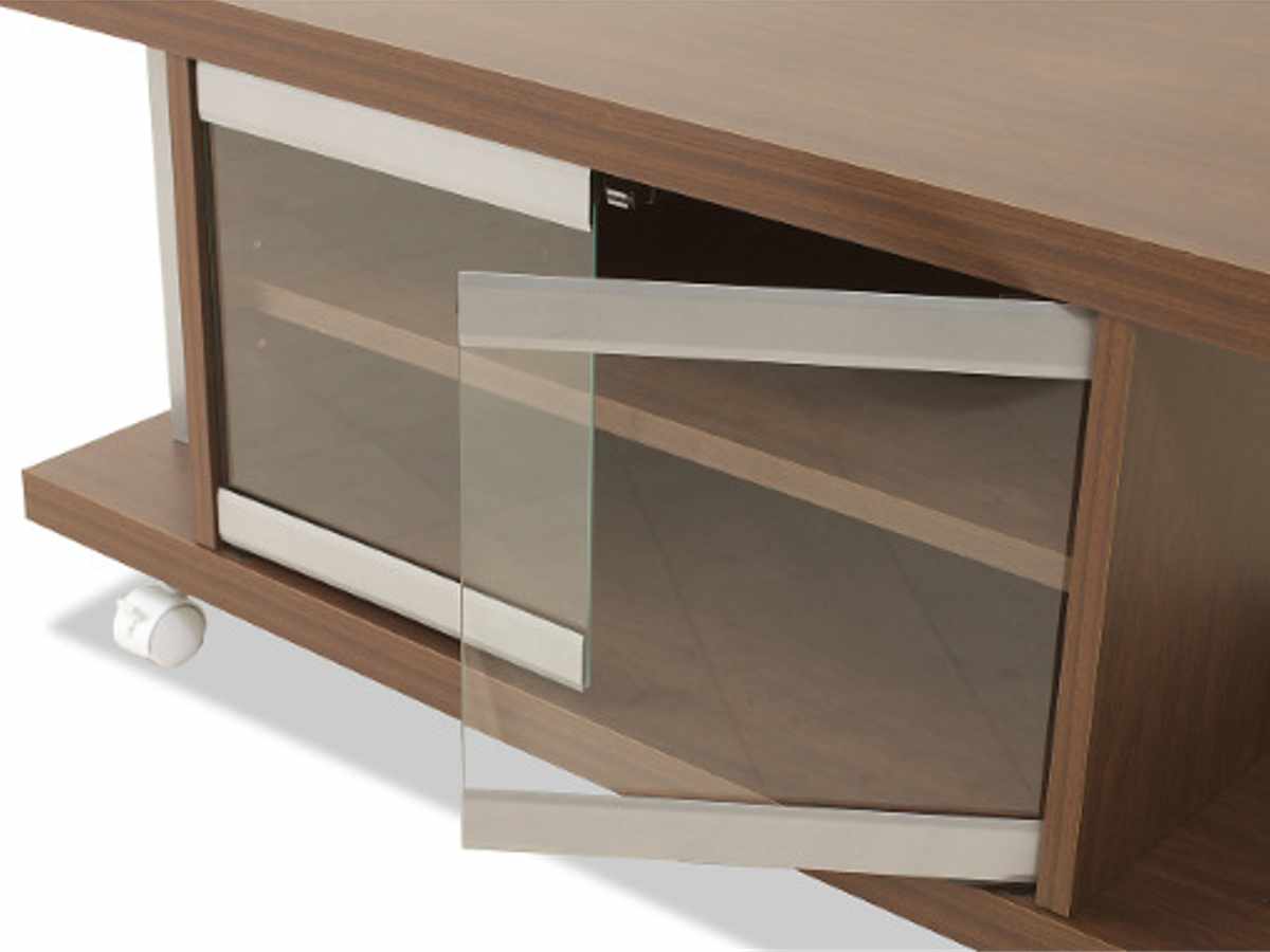 セット品 テレビ台 幅90cm 突っ張り コーナーラック 2段 日本製 ( セット 棚 ラック テレビボード AV収納 テレビラック TV台 TVラック コーナー 可動棚 キャスター付 )