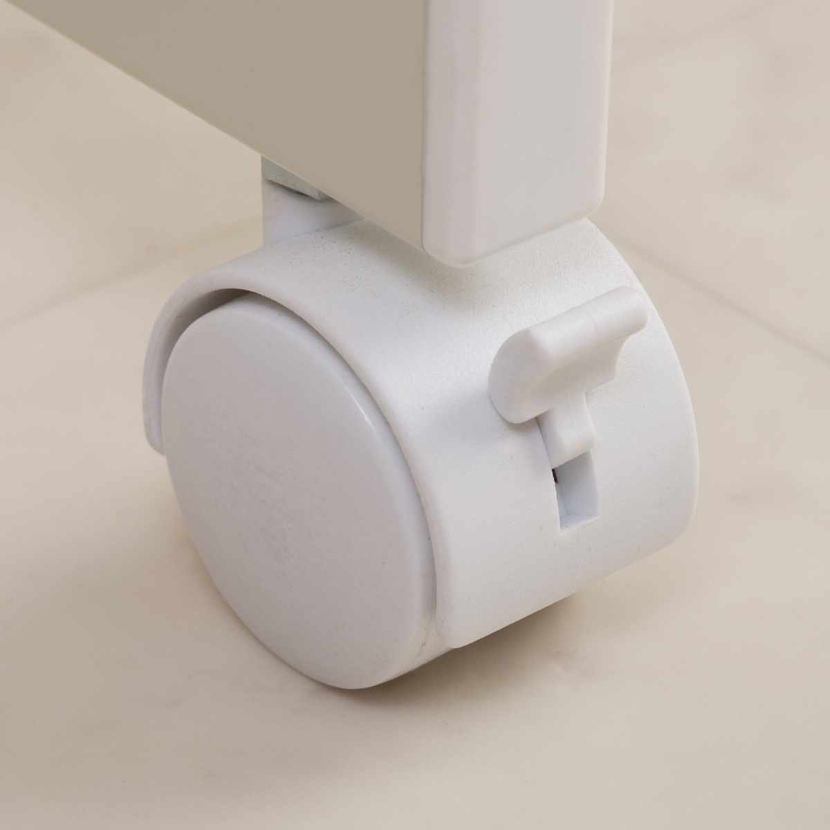 間仕切りカーテンパーテーション 幅94.5cm 高さ144.5cm ( パーテーション 間仕切り カーテン 衝立 目隠し キャスター 移動 自立 伸縮 仕切り ハンガー掛け パーティション 自立式 オフィス 事務所 会社 商談 スペース ) 【ホワイト】 ホワイト