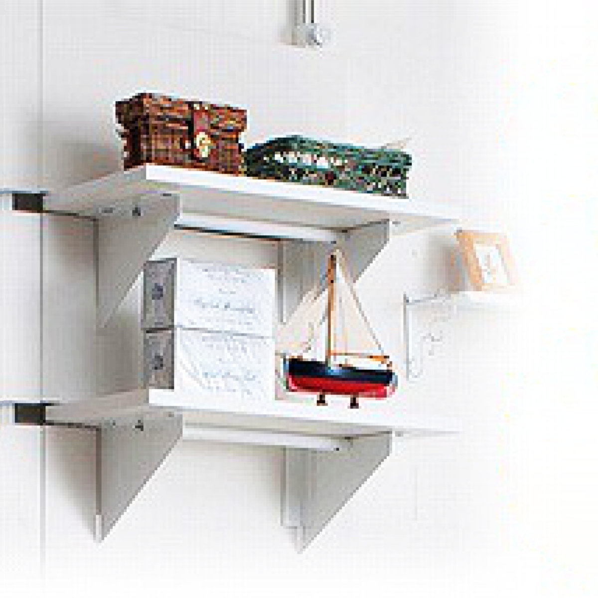 ウォールパーテーション用棚板 2枚組 幅45cm ( 棚板 棚 2枚セット パーツ 追加棚 オプション 追加 ラック ラダーラック 専用パーツ 対応パーツ 突っ張りラック 壁面収納 収納棚 つっぱり 収納 ) 【ナチュラル】 ナチュラル