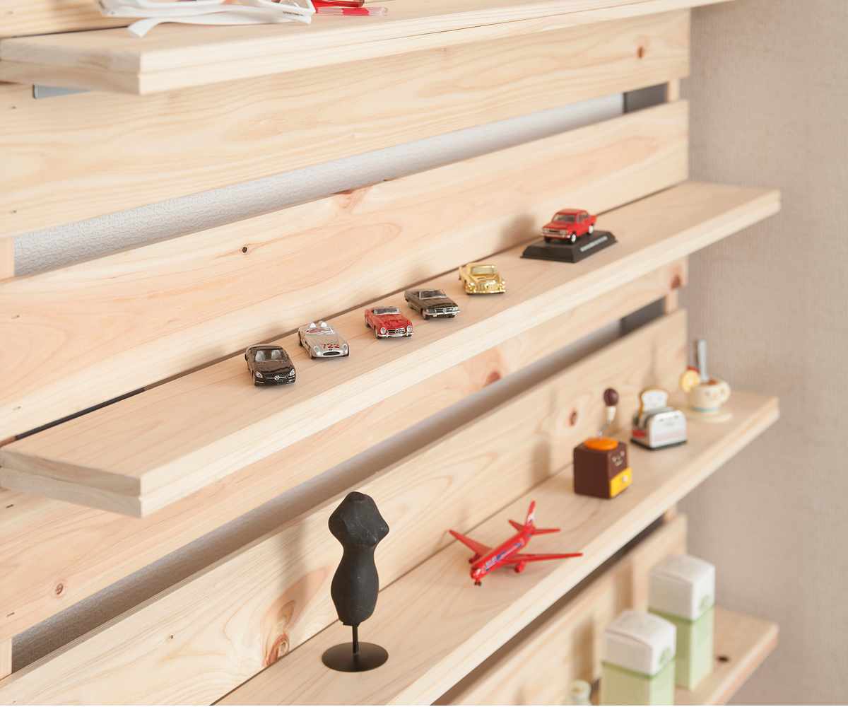 突っ張りラック ひのき製用棚板 幅90cm 2枚組 ( 棚板 棚 2枚セット 専用 パーツ 追加棚 オプション 追加 ラック ひのき 天然木 専用パーツ 対応パーツ 壁面収納 収納棚 つっぱり 収納 )