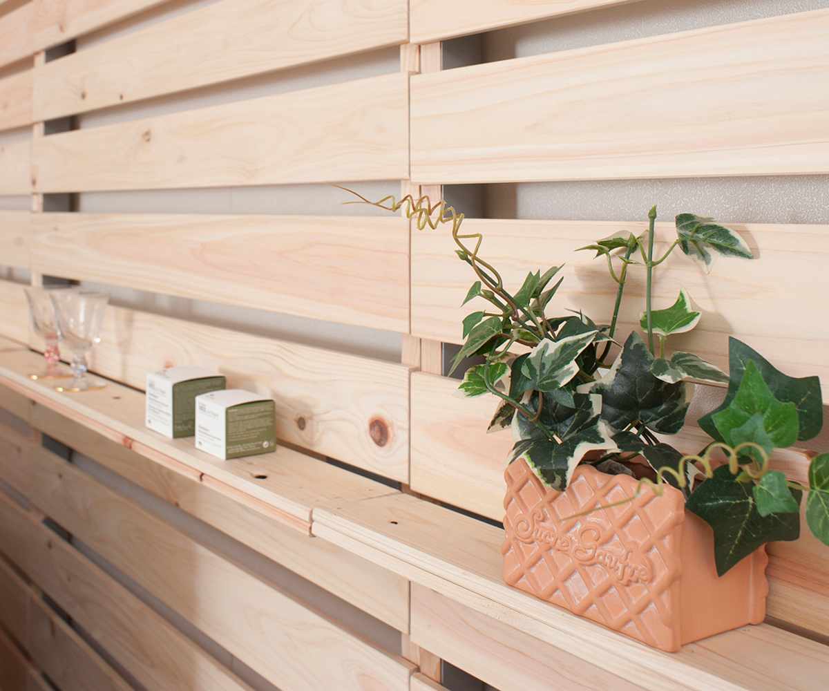 突っ張りラック ひのき製用棚板 幅90cm 2枚組 ( 棚板 棚 2枚セット 専用 パーツ 追加棚 オプション 追加 ラック ひのき 天然木 専用パーツ 対応パーツ 壁面収納 収納棚 つっぱり 収納 )