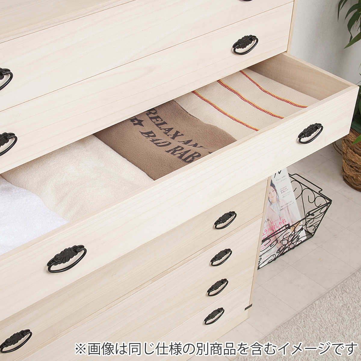 桐タンス 幅99.5cm 3段 上置き兼用 桐収納 衣装箱 引出し 日本製 完成品 ( 桐箪笥 収納 桐チェスト 国産 桐箱 三杯 桐 たんす タンス 箪笥 積み重ね 桐衣装箱 着物収納 衣類収納 チェスト 天然木 )