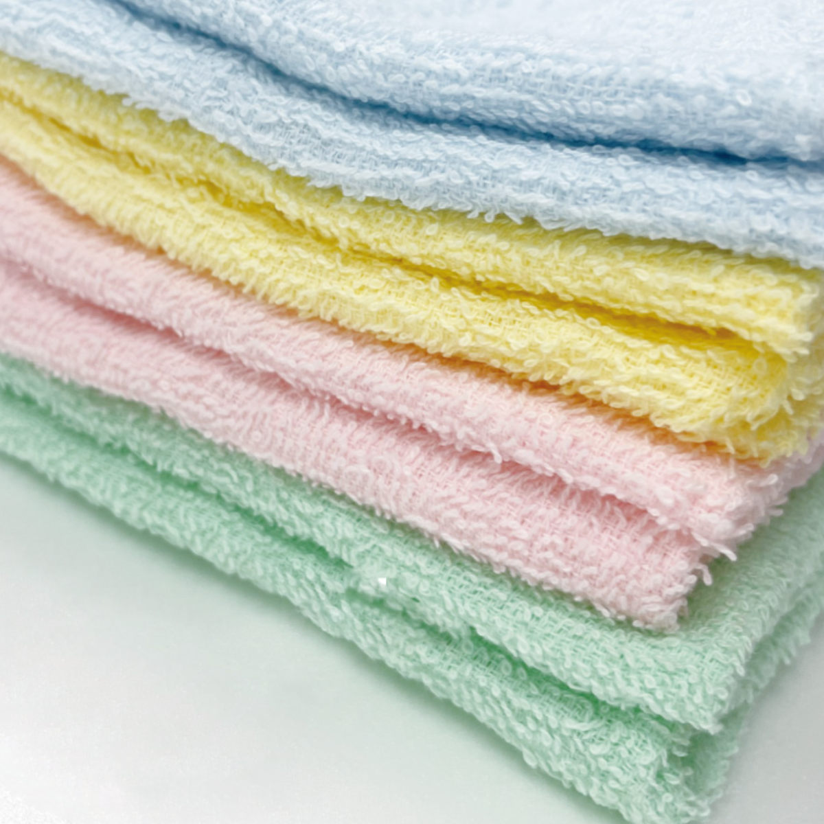 ハンドタオル 無地 8枚 27×40cm ホワイト 4色 ( タオル 8枚セット 手拭き ハンカチ 綿100% 吸水 おしぼり ふきん シンプル タオルセット タオルハンカチ デイリータオル キッチンタオル 綿 コットン 手洗い ) 【ホワイト】 ホワイト