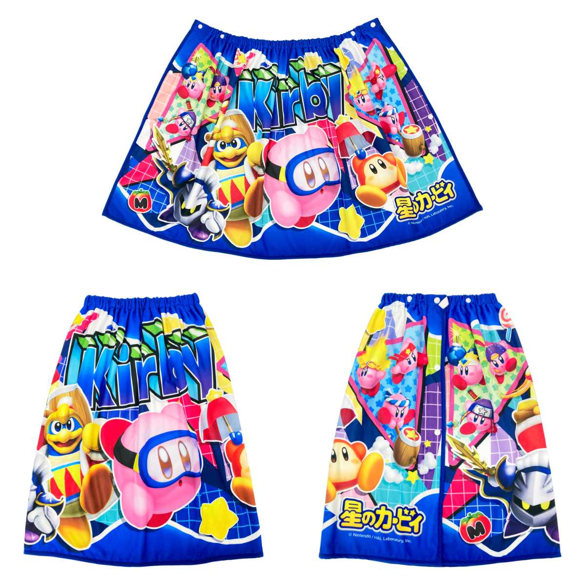 巻きタオル マキタオル 60×110cm ( タオル プール ラップタオル キッズ 綿100 60cm スーパー戦隊 ウルトラヒーローズ 星のカービィ プリキュア 海水浴 ビーチ プール用タオル ) 【星のカービィ】 星のカービィ